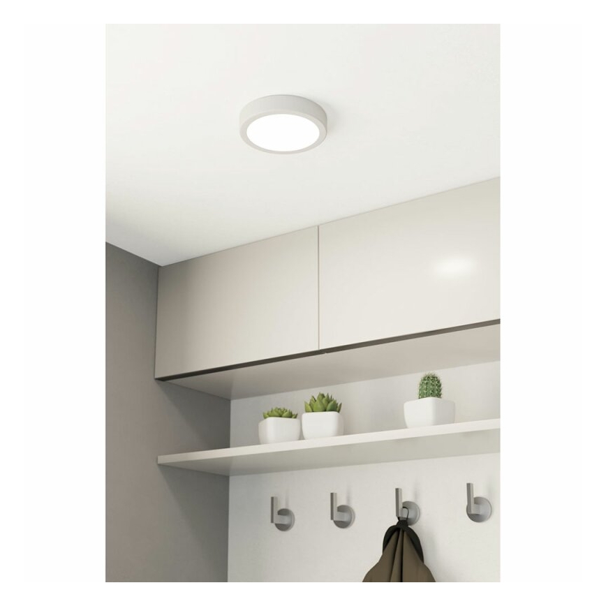 Eglo 78667 - LED Deckenleuchte FUEVA LED/11W/230V Ø 16 cm weiß