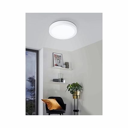 Eglo 78668 - LED-Deckenleuchte FUEVA LED/17W/230V Ø 21 cm weiß