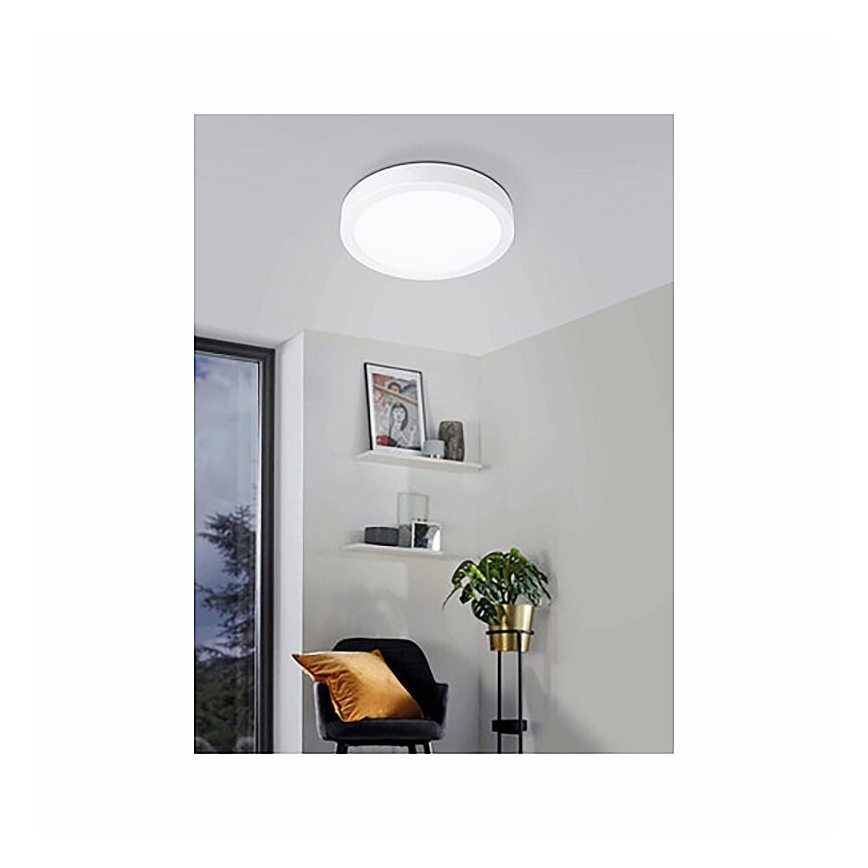 Eglo 78668 - LED-Deckenleuchte FUEVA LED/17W/230V Ø 21 cm weiß