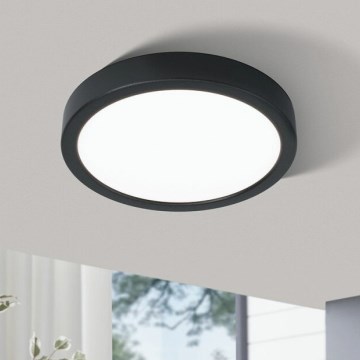 Eglo 78676 - LED Deckenleuchte FUEVA LED/17W/230V Ø 21 cm schwarz