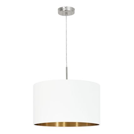 Eglo 78695 - Hängeleuchte PASTERI 1xE27/60W/230V weiß