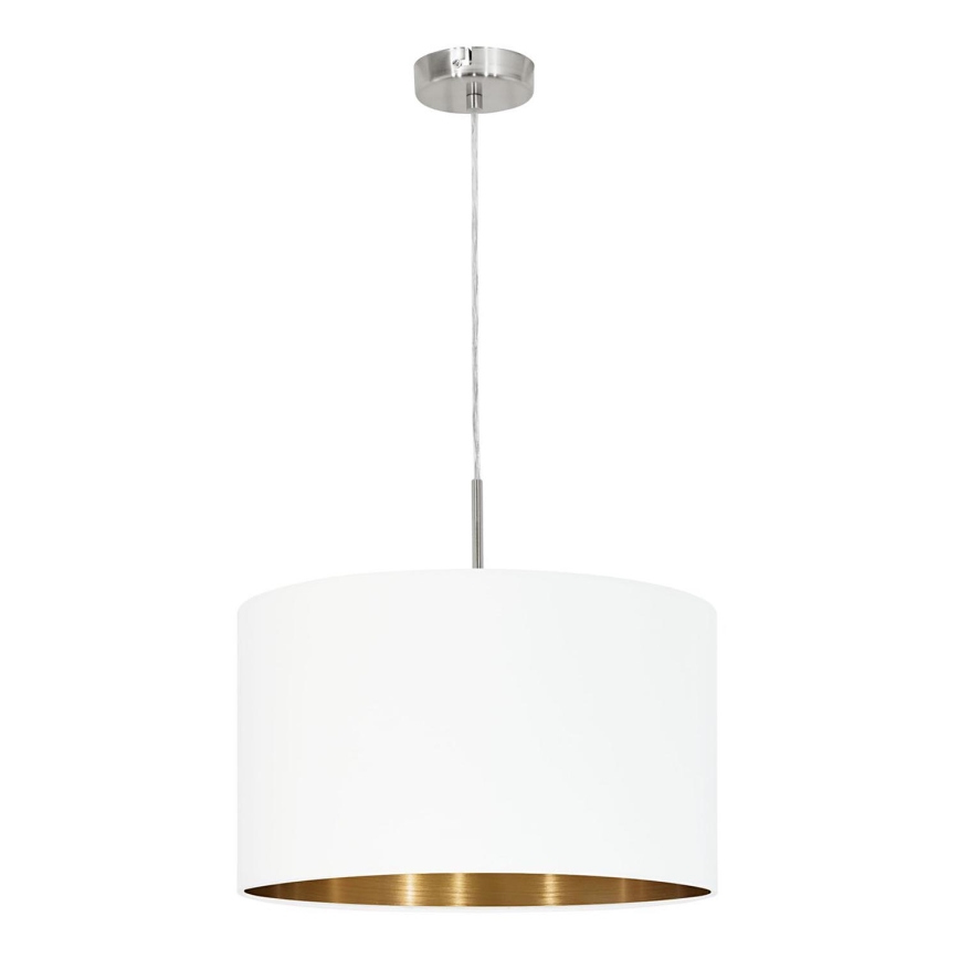 Eglo 78695 - Hängeleuchte PASTERI 1xE27/60W/230V weiß