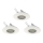Eglo 78704 - SET 3x Lampada LED da incasso PENETO 1xGU10/3,3W/230V bianco