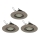 Eglo 78705 - SET 3x Lampada LED da incasso PENETO 1xGU10/3,3W/230V cromo opaco