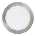 Eglo 78729 - Plafonnier encastré LED dimmable FUEVA LED/16,5W/230V chrome mat Ø 22,5 cm
