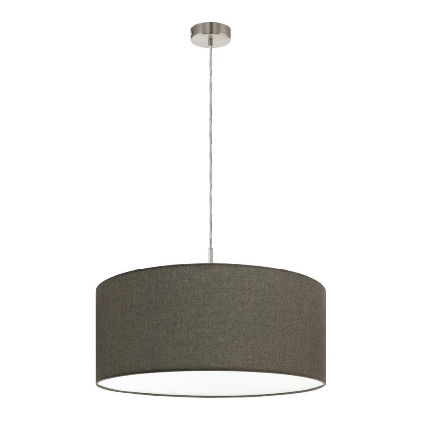 Eglo 79126 - Lampadario a sospensione con filo PASTERI 1xE27/60W/230V marrone