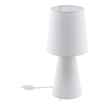 Eglo 79128 - Tischlampe CARPARA 2xE27/12W/230V