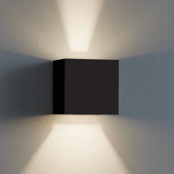 Eglo 79215 - Applique a LED da esterno CALPINO 2xLED/3,3W/230V 3000K IP54 nero
