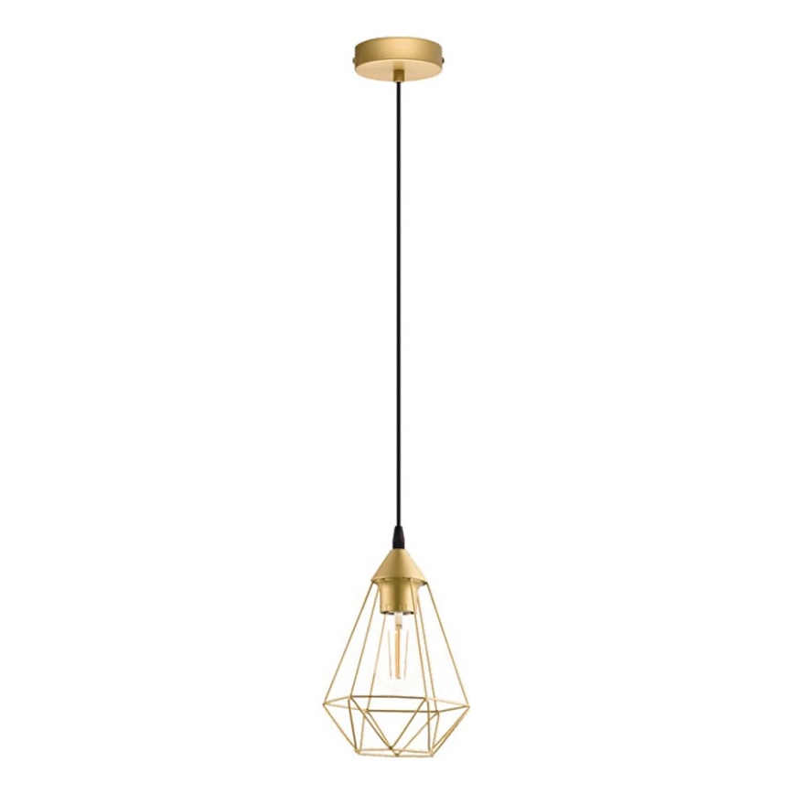 Eglo 79259 - Suspension BYRON sur câble 1xE27/60W/230V laiton