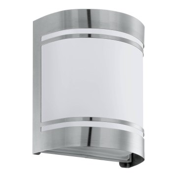 Eglo 79283 - Outdoor-Wandleuchte CERNO 1xE27/40W/230V glänzendes Chrom IP44