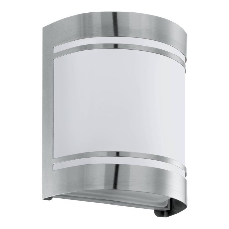 Eglo 79283 - Outdoor-Wandleuchte CERNO 1xE27/40W/230V glänzendes Chrom IP44