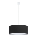 Eglo 79304 - Hängeleuchte an Stahlseil CLINTON 3xE27/60W/230V schwarz