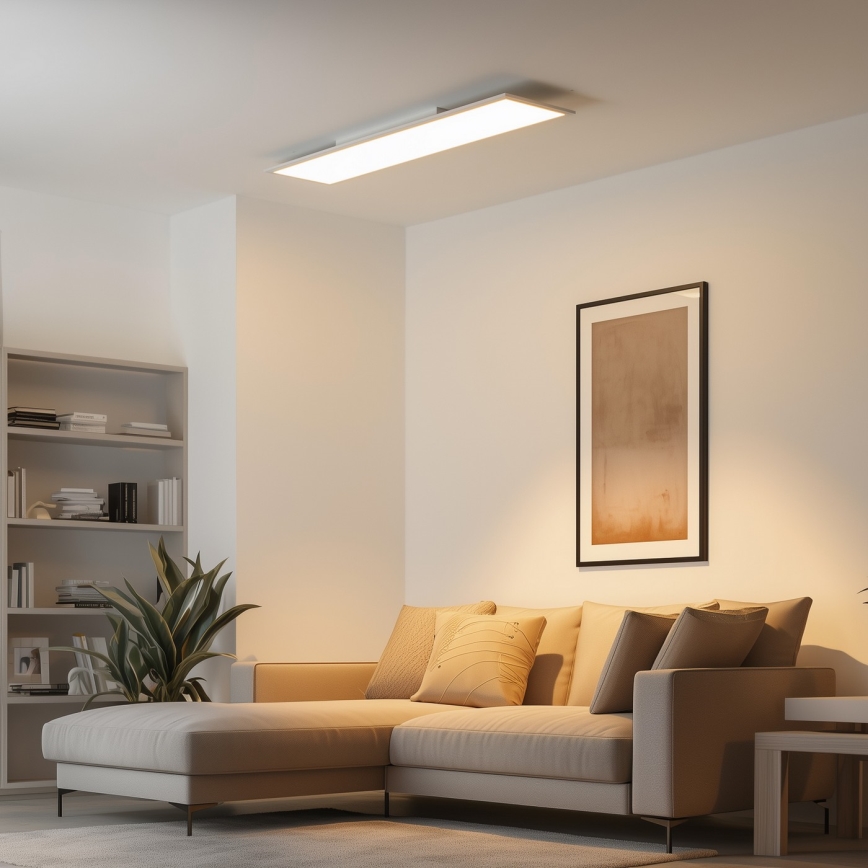 Eglo 79328 - Plafonnier SALOBRENA-RW LED/34W/230V 2700/4000K 120x30 cm blanc