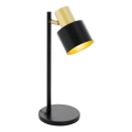 Eglo 79375 - Lampe de table FIUMARA 1xE27/60W/230V noir/doré