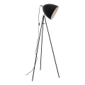 Eglo 79377 - Stehleuchte MAREPERLA 1xE27/60W/230V schwarz