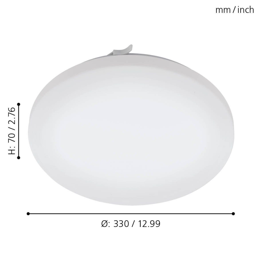 Eglo 79523 - LED-Deckenleuchte für Badezimmer TUSCOLA LED/14,6W/230V IP44