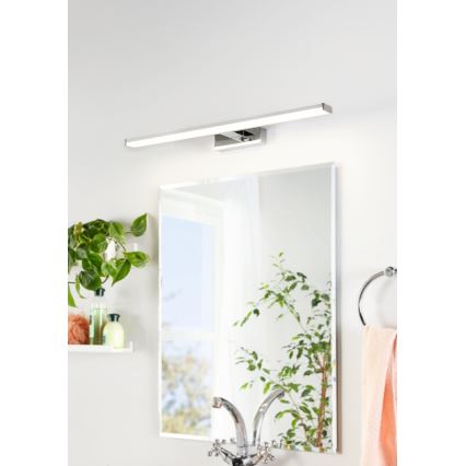 Eglo 79533 - Éclairage de miroir salle de bain SARNOR LED/11W/230V 60 cm IP44 chrome brillant