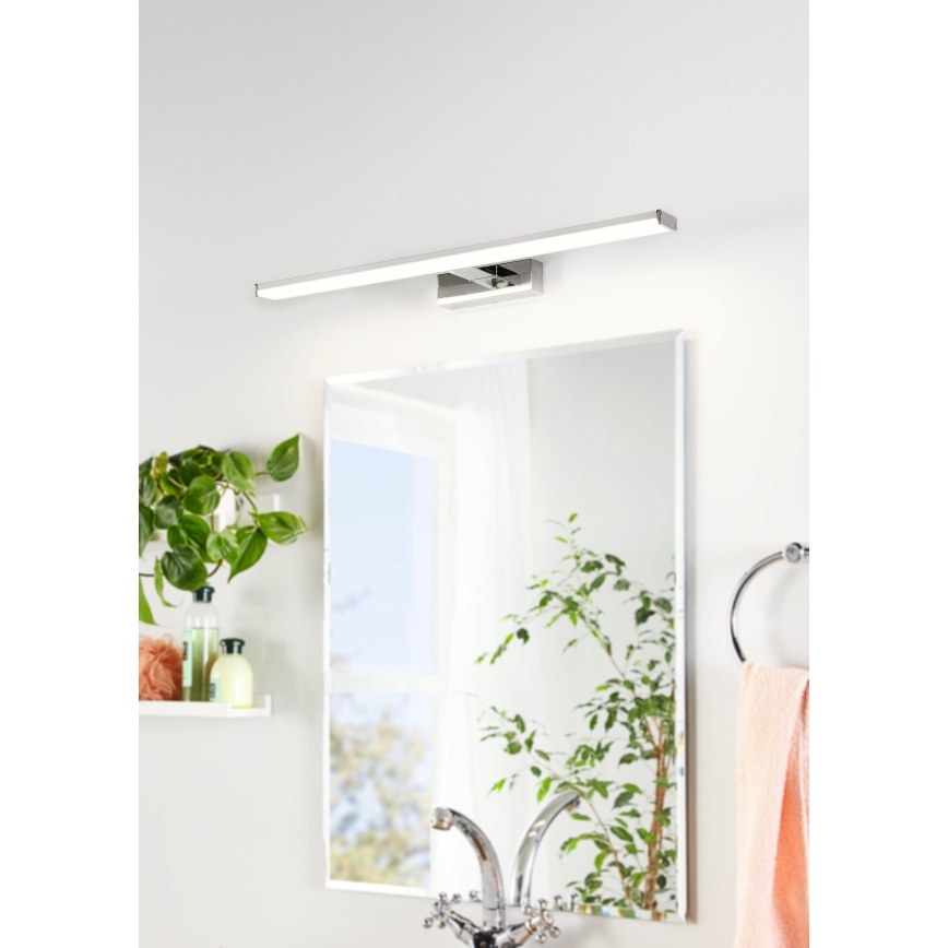 Eglo 79533 - Éclairage de miroir salle de bain SARNOR LED/11W/230V 60 cm IP44 chrome brillant