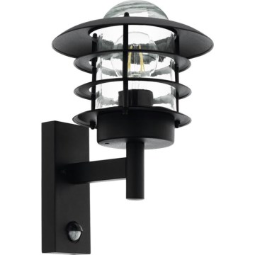 Eglo 79555 - Applique da esterno con sensore ZAMALENA 1xE27/60W/230V IP44