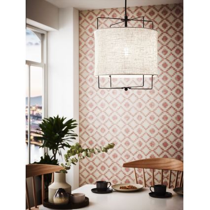 Eglo 79644 - Lampadario a sospensione con filo BRIDEKIRK 1xE27/40W/230V