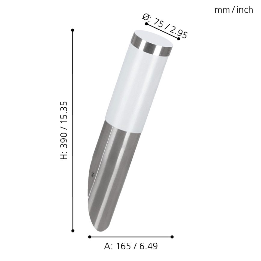 EGLO - Applique da esterno 1xE27/15W/230V IP44
