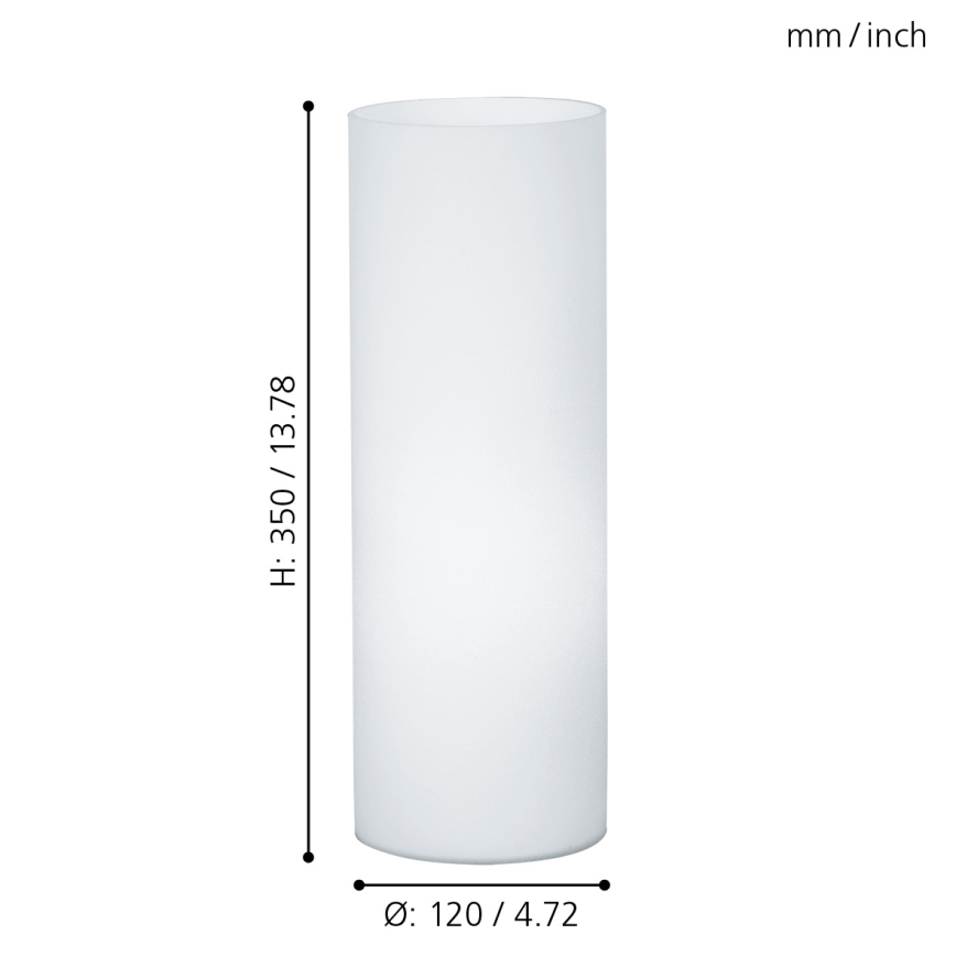 Eglo - Lampe de table 1xE27/60W/230V