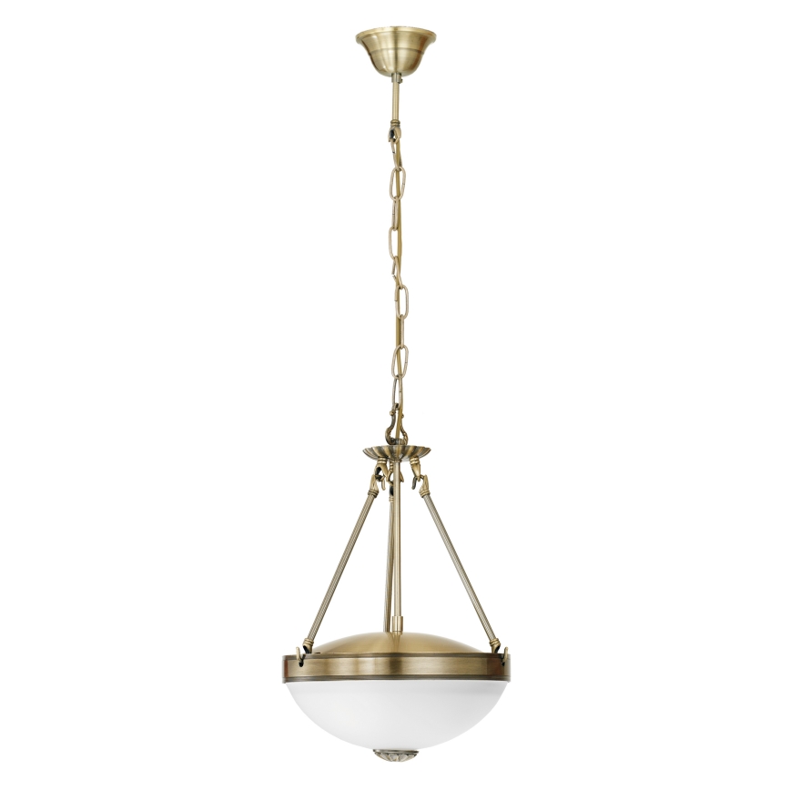 EGLO - Suspension chaîne 2xE27/60W/230V bronze