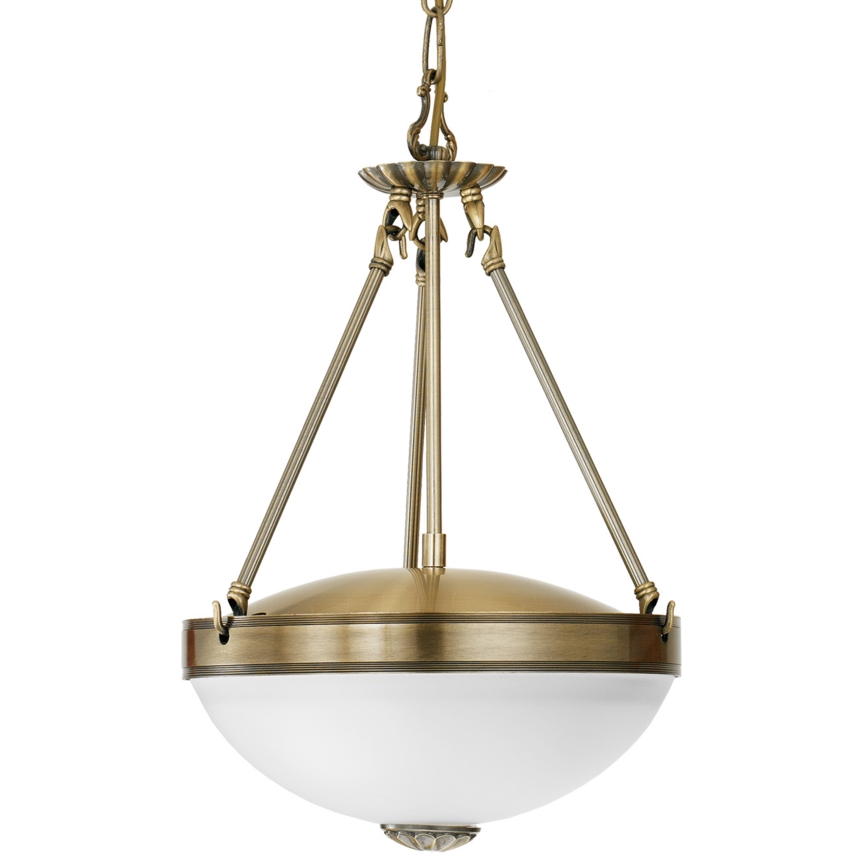 EGLO - Suspension chaîne 2xE27/60W/230V bronze