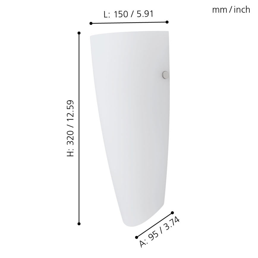 Eglo - Applique 1xE27/60W/230V