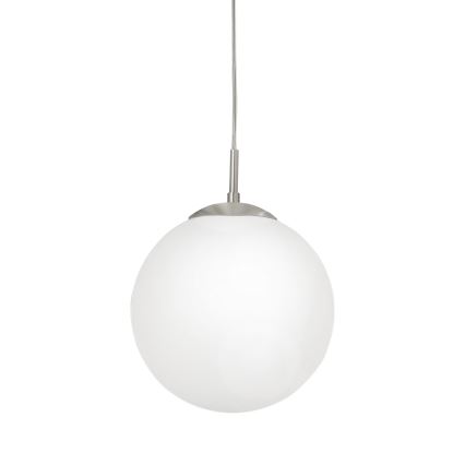 EGLO - Lampadario a sospensione con filo 1xE27/60W/230V diametro 25 cm bianco