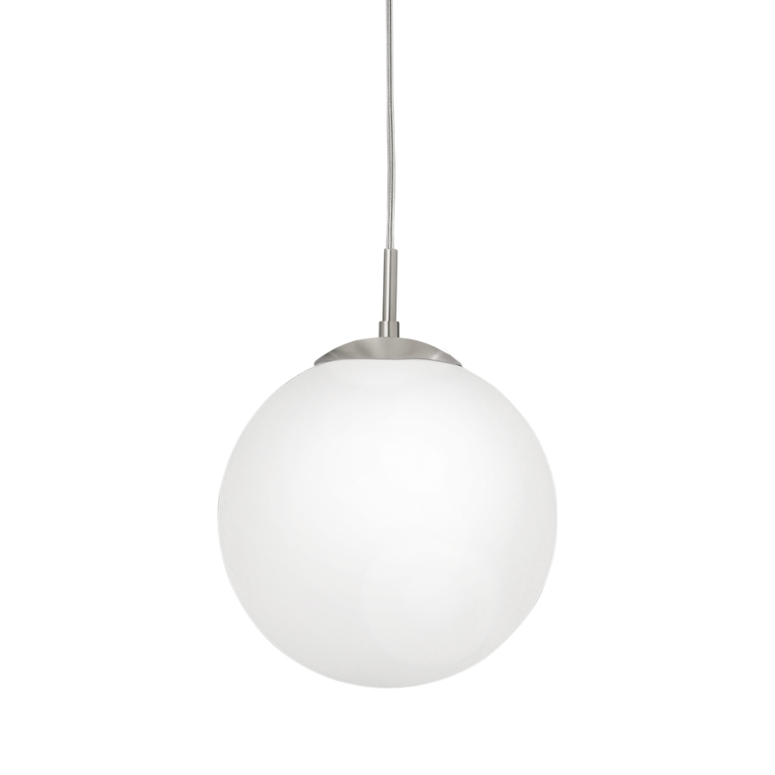 EGLO - Lampadario a sospensione con filo 1xE27/60W/230V diametro 25 cm bianco