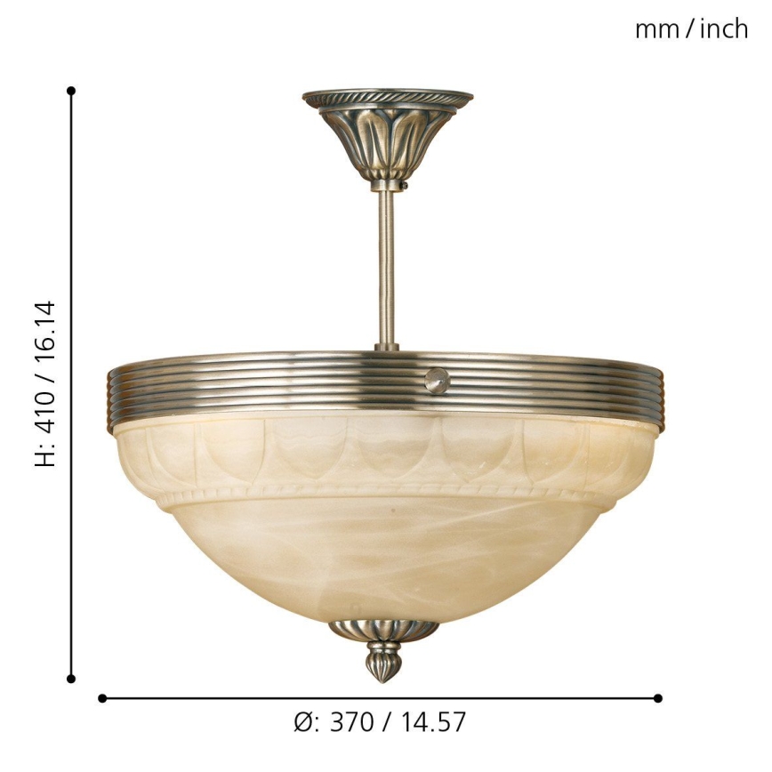EGLO - Lampadario 3xE14/60W/230V