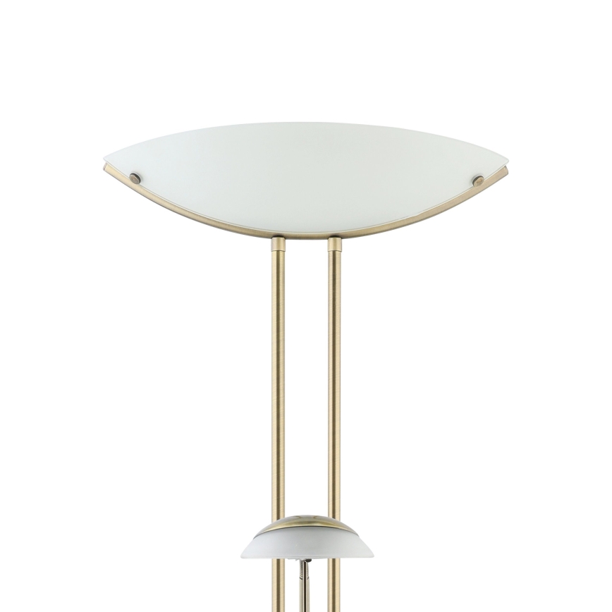 EGLO - Lampada da terra con dimmer BAYA 1xR7s/230W + 1xG9/33W bronzo