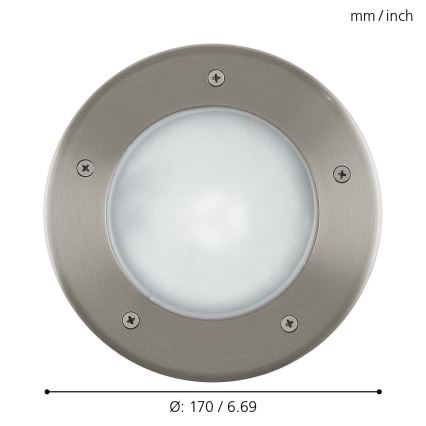 EGLO - Spot allée 1xE27/15W/230V IP67