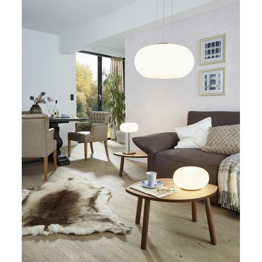 EGLO - Lampadario a sospensione con filo OPTICA 2xE27/60W diametro 35 cm