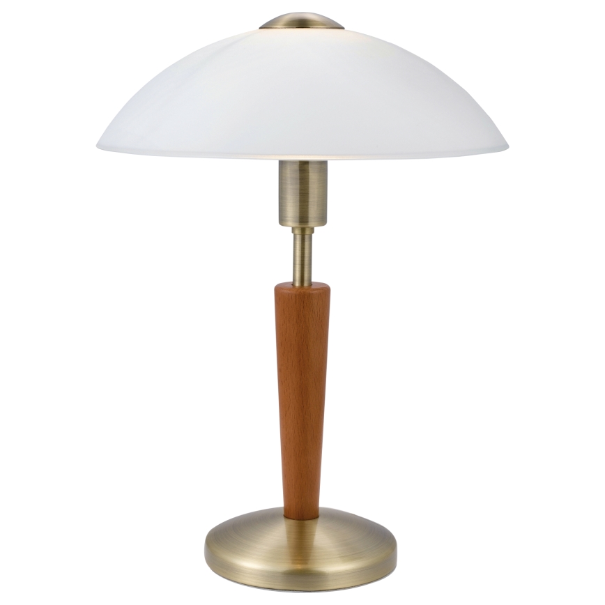 EGLO 87256 - lampe de table à intensité modulable SOLO 1 1xE14/60W bois de noyer