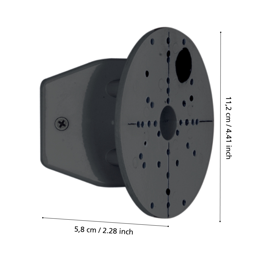 EGLO - Support d'angle pour luminaire anthracite
