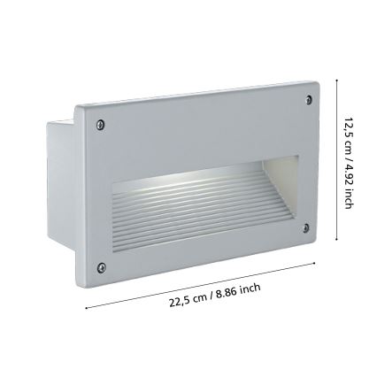 Eglo - Faretto da incasso per esterno 1xE14/60W/230V