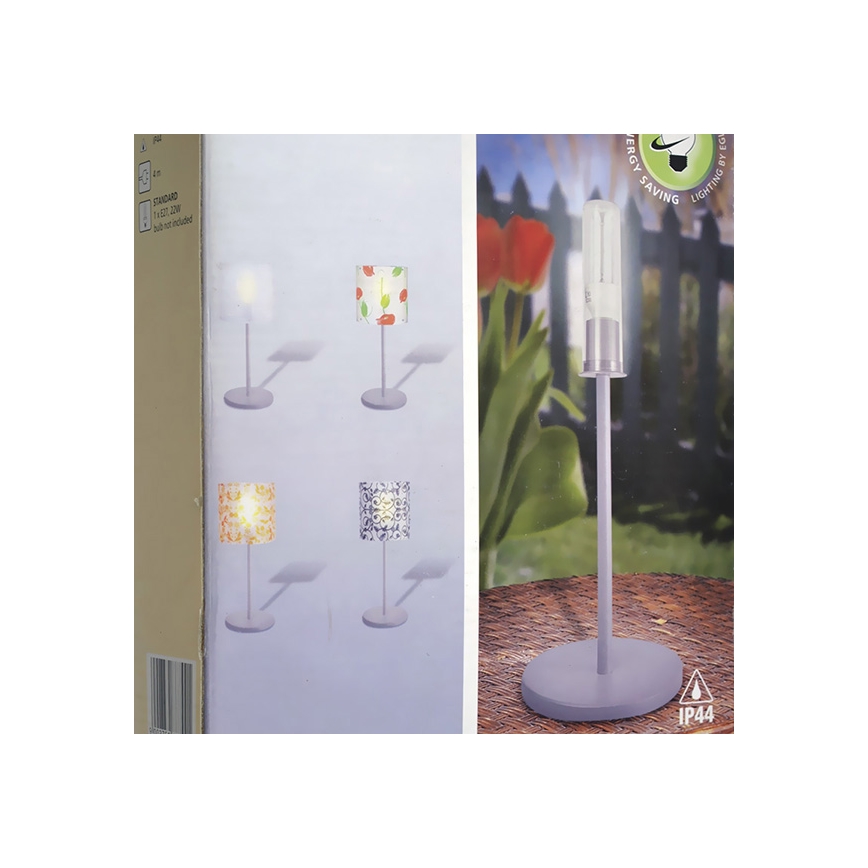 Eglo 88742 - Lampada da terra per esterno CUBA 1xE27/22W/230V