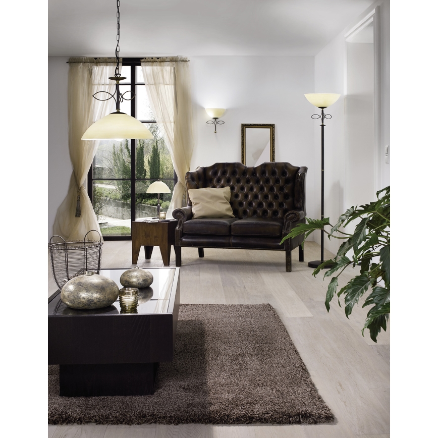 EGLO 89135 - Applique BELUGA 1xE27/60W marrone antico