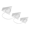 Eglo 89606 - LOT x3 Spot KOB 1 3xGX53/7W/230V