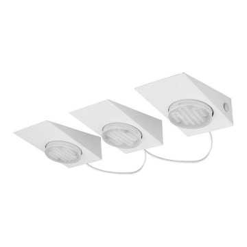Eglo 89608 - Set di 3 faretti KOB 3xGX53/7W/230V