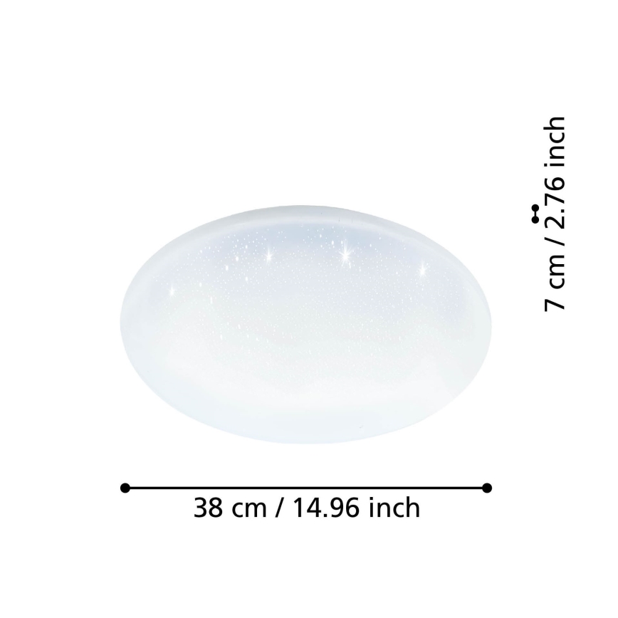 Eglo - Plafonnier à intensité variable LED/19,2W/230V 2700-6500K ZigBee
