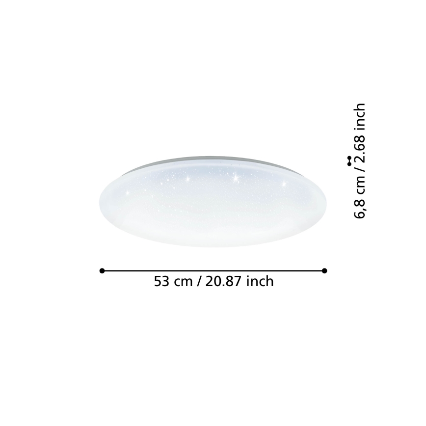 Eglo - Plafoniera LED dimmerabile LED/44,8W/230V 2700-6500K ZigBee