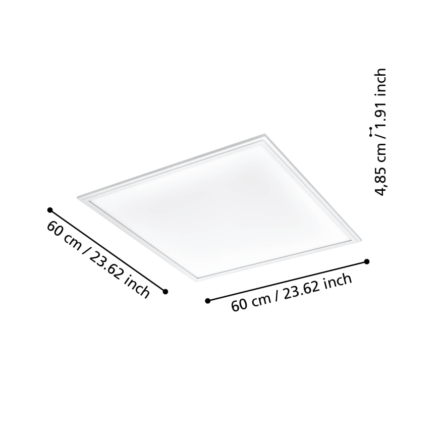 Eglo - Plafoniera LED dimmerabile LED/33W/230V bianco ZigBee