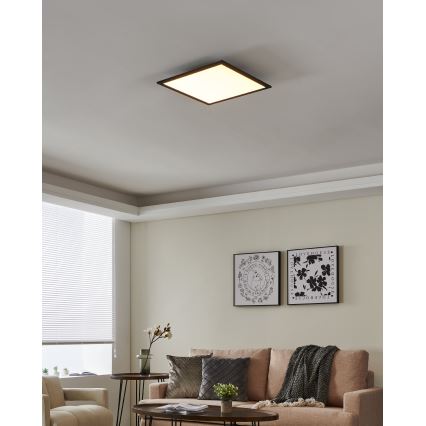 Eglo - Plafoniera LED dimmerabile LED/21,5W/230V nero ZigBee