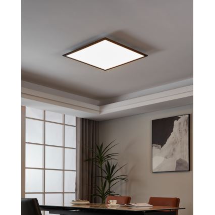 Eglo - Plafonnier à intensité variable SALOBRENA-Z LED/33W/230V noir ZigBee