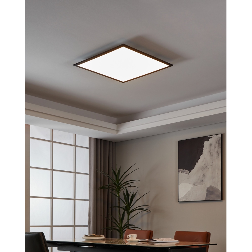 Eglo - Plafonnier à intensité variable SALOBRENA-Z LED/33W/230V noir ZigBee
