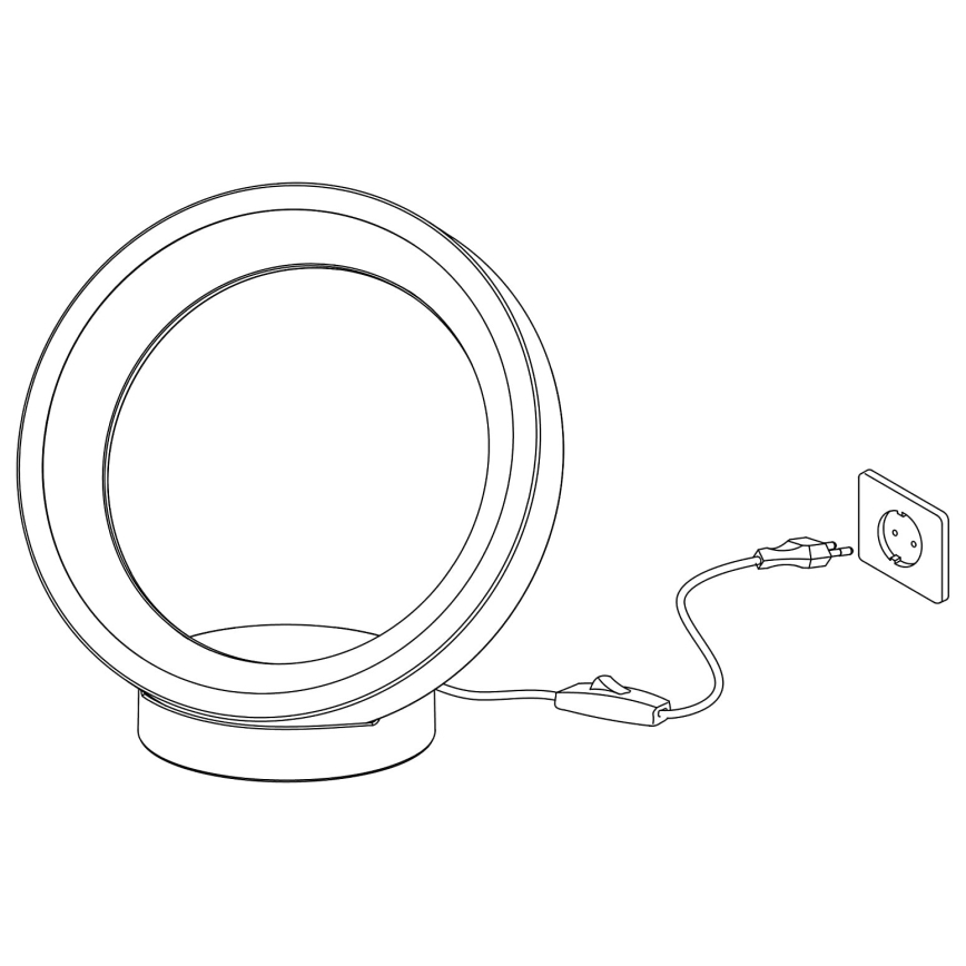 Eglo - Lampada da tavolo LED RGBW dimmerabile LED/16W/230V ZigBee