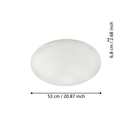 Eglo - Plafoniera LED dimmerabile LED/44,8W/230V ZigBee